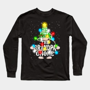 Grandpa Gnome Christmas Matching Family Shirt Long Sleeve T-Shirt